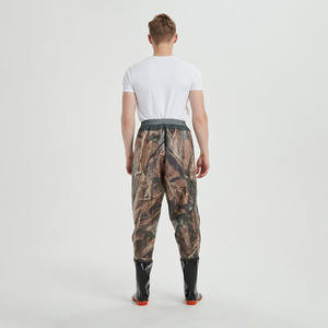 Gros échassiers <span class=keywords><strong>pantalon</strong></span> pesc fly zip 5 leader camo voler cuissardes cuissardes de pêche - Product Image 3