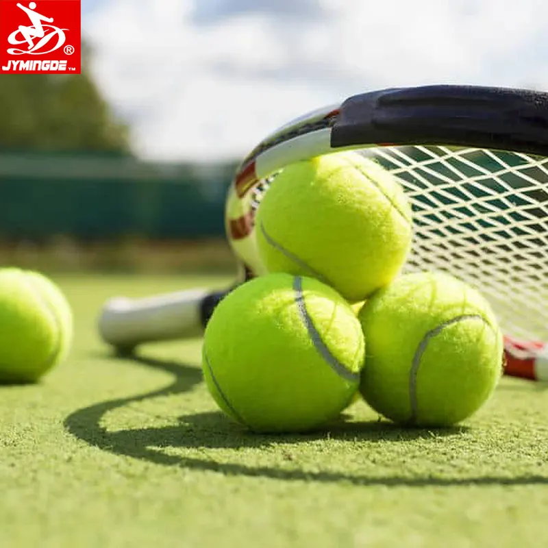 Wholesale polyster felt custom printed tennis ball pressureless for training