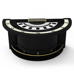 Yh 86 polegadas casamento luxo gambling blackjack poker mesa metade redonda tabela blackjack poker para venda