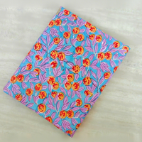 Tissu floral léger en coton, imprimé à la main, multicolores, textile indien pour chemises, vêtements, robes et décoration intérieure