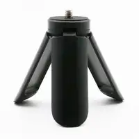 Treppiede da tavolo con staffa di supporto per luce fotografica 84mm in ABS nero flessibile leggero portatile luxdirettore L01