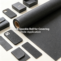 Rouleau de cuir synthétique noir en silicone durable, anti-rayures, au toucher doux, pour projets d'habillage et de décoration intérieurs