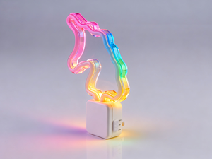 Unicorn Neon ABS Night <strong>Light</strong>-US Plug LED with <strong>Rainbow</strong> Colors Lighting for Kids Room/Nursery Decor - Product Image 3