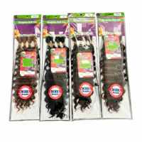 Extensions de cheveux synthétiques à tresser de 20 pouces, Ondulations Océaniques, Ondulations Profondes en Vrac, Cheveux Bouclés Italiens, Extensions Bohèmes