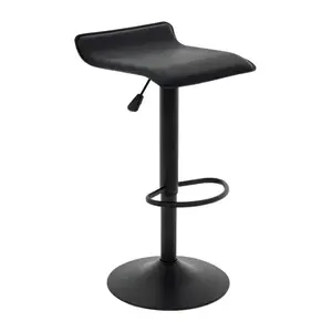 Cheap Modern Leather Swivel Hotel Chair Metal Luxury Kitchen High Stool Bar Chair For Bar Table