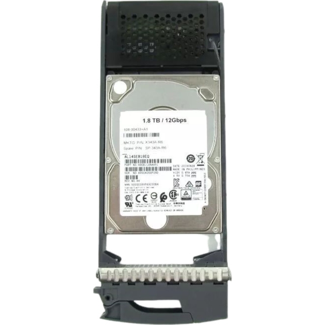 NetApp X343A-R6 1.8TB 10K 12GBPS 2.5 SAS HS HDD