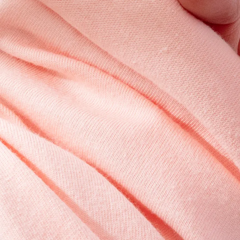 ผ้าฝ้ายคุณภาพสูงเหมือนผ้า 32 วินาที 135gsm 100% โพลีเอสเตอร์ถักผ้าเสื้อยืด