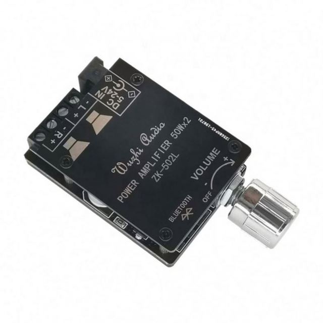 SeekEC ZK-502L MINI Blue Tooth 5.0 Wireless Audio Digital Power Amplifier Stereo Board 50Wx2 Blue Tooth Amp Amplificador