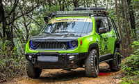 Kit de modernisation des phares avant pour Jeep Renegade 2016-2021, ensemble de phares LED avec projecteur, feux de jour DRL et clignotants, installation Plug-and-Play