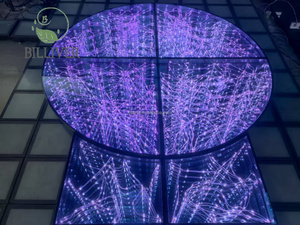 Tùy chỉnh Led Dance Floor Magnetic 3D Video Dance Floor Bảng điều chỉnh tương tác sàn ánh sáng màu ma thuật Đèn trang trí đám cưới đèn - Product Image 2