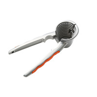 1pc Outil de décorticage manuel multifonctionnel en métal argenté pour noix, châtaignes et noisettes