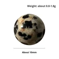 10MM tanpa lubang ukiran kristal mata harimau ramah lingkungan batu Semi mulia manik-manik longgar berbintik Aksesori Perhiasan DIY