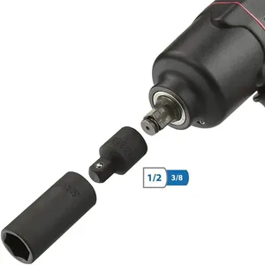 8 Uds. Herramientas de mano cuadradas para conversiones de conductores, acabado de fosfato negro, acero al cromo vanadio, juego de enchufes de Herramientas para vehículos - Product Image 5