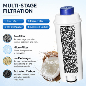 Filtre à eau de rechange pour machine à café Driplife compatible avec DeLonghi <span class=keywords><strong>DLSC002</strong></span> - Product Image 5