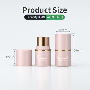 ขวดพลาสติก PP สีขาวแบบเติมได้ความจุ5มล./10มล. บรรจุภัณฑ์เครื่องสำอางแบบแท่งสำหรับลิปสติกบลัชใช้เครื่องสำอาง - Product Image 3