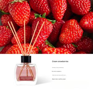 Diffuseur <span class=keywords><strong>de</strong></span> parfum aux fruits et aux fleurs 120 ml, diffuseur d'huiles essentielles avec bâtonnets en rotin naturel pour la maison et l'hôtel - Product Image 6
