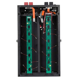 กล่องแบตเตอรี่ My Store EU Stock 16S 48V 280-320Ah กล่องโลหะพร้อมหน้าจอ BMS สำหรับประกอบเอง สีดำ น้ำหนัก 30 กก. - Product Image 1