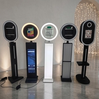Photomaton iPad portable avec écran LED personnalisable et flight case pour la location d'événements, mariages et fêtes – Machine séparable