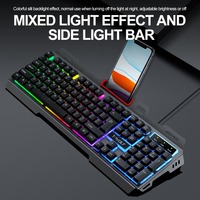 Komputer Layar Sentuh All-in-One T16 Terlaris dengan Keyboard Mekanik USB Portabel Virtual Laser untuk Tablet Produk Baru
