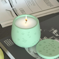 Moule en silicone pour réservoir de stockage en résine époxy, pot en plâtre et ciment, et moule pour bougie en forme d'étoile