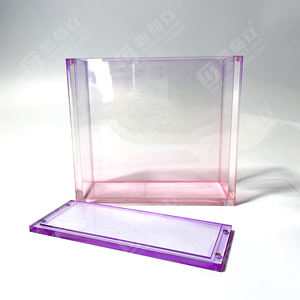 Custodia personalizzata in acrilico ad alta trasparenza gradiente ETB con coperchio magnetico - Product Image 5