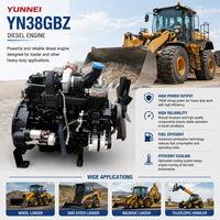 Moteur diesel SCDC Yunnei 74 kW 2400 tr/min 4 cylindres refroidi par eau YN38GBZ pour chargeuse, agriculture, exploitation minière, pompe à eau - Fabricant