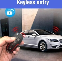 Usine Hot Sales12V cinq boutons voiture télécommande commence préchauffage et refroidissement voiture une clé démarrage PKE alarme antivol