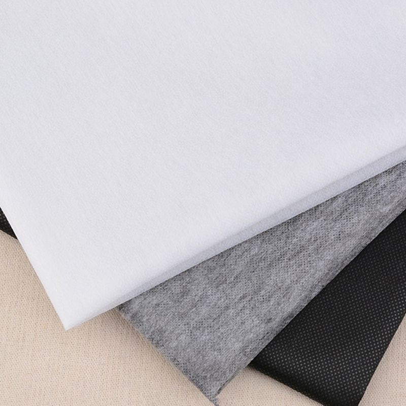 light weight 100% polyester nonwoven thermal bonded fusible interlining fabric for Suits