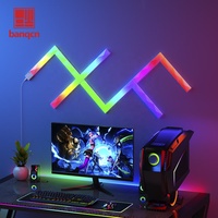 Barre lumineuse LED RGB à commande intelligente par application, décoration de salle de jeu, lampe d'ambiance pour la musique et les jeux