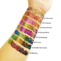 Hochwertige Creme Gel Lidschatten Wasserdichte Pigmente Private Label Loose Glitter Tägliches Augen Make-up Dunkle Haut Schimmer