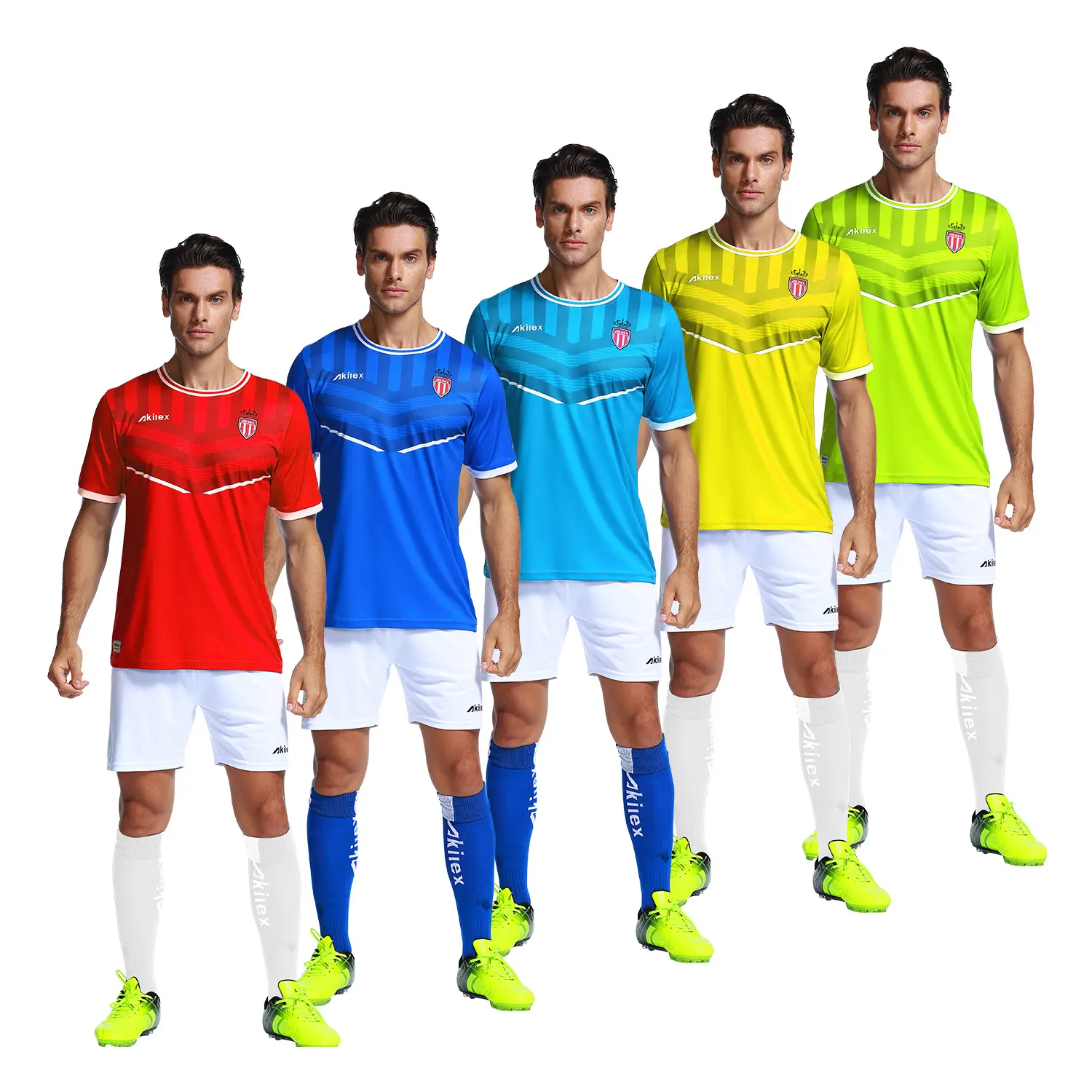 Akilex custom Hochwertiger T-Shirt-Druck Trikot der Fußball nationalmannschaft Polyester-Fußball trikot für <span class=keywords><strong>Teamwear</strong></span>