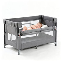 Lit de chevet bébé simple pliable de haute qualité/berceau bébé palypen /co dormeur