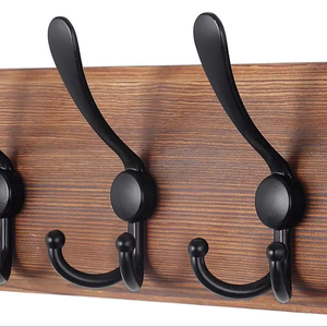 Hot Sale Good Quality Home <b>Wooden</b> <b>Coat</b> Rack with <b>Hook</b> Used Wall Mounted Hangers for Living Rooms, Bedrooms, and Bathrooms - Product Image 6