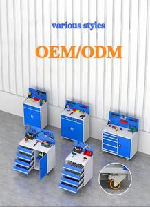 Armoire <span class=keywords><strong>à</strong></span> <span class=keywords><strong>outils</strong></span> roulante OEM <span class=keywords><strong>à</strong></span> usage intensif Kit de réparation complet Rangement d'atelier de garage en métal efficace avec tiroirs Boîte <span class=keywords><strong>à</strong></span> <span class=keywords><strong>outils</strong></span> en métal - Product Image 3