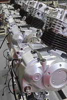 Ensemble moteur refroidi par air de haute qualité, neuf, électrique/à démarrage au pied, couleur argent, pour modèles de moto TVS HLX125