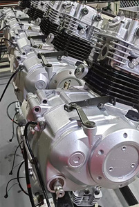 Высококачественный новый электрический/кикстартерный двигатель серебристого цвета для мотоциклов TVS HLX125, аксессуары - Product Image 5