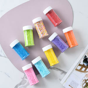 Directo de fábrica, venta al por mayor color comestible moldeado dulces perlado 2mm colorido nonpareils en 85g botella para pastel cupcake macar - Product Image 4