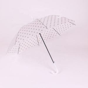 Phụ nữ tùy chỉnh đầy màu sắc quảng cáo hoàn toàn tự động ống sắt trong suốt mưa ô với <span class=keywords><strong>Sakura</strong></span> mô hình - Product Image 3