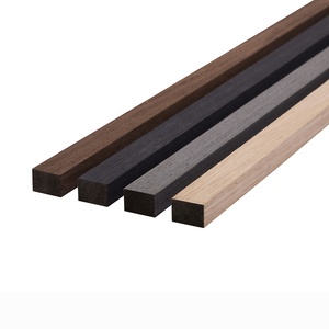 Noce rovere nero finitura lamelle pareti rifiniture pannelli <span class=keywords><strong>legno</strong></span> <span class=keywords><strong>per</strong></span> pannelli acustici striscia <span class=keywords><strong>di</strong></span> chiusura - Product Image 3