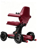 Scooter Eléctrico Inteligente con Plegado Automático, Portátil para Viajes, Diseñado para Personas Mayores y con Discapacidad