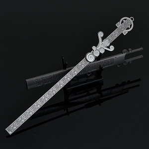 Espada de animación de estilo asiático, modelo de 30cm, decoración de Metal, colección de manualidades, regalo, espada Momei, alta calidad, precio de fábrica directo - Product Image 5