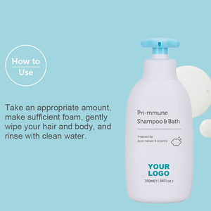 自有品牌 350ml 二合一婴儿沐浴露 厂家直销婴儿洗发水和沐浴露 - Product Image 6
