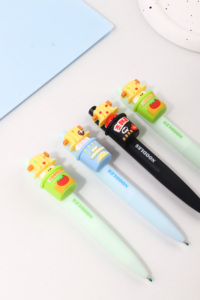 KUKI Simpatica penna gel a sorpresa con tema '<span class=keywords><strong>È</strong></span> ora delle tagliatelle', cartoleria kawaii per studenti, articoli di cancelleria a tema cartoni animati. - Product Image 2