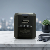 Chargeur rapide USB-C PD 35W avec prise pliable pour appareil photo et écouteurs - Adaptateur mural compact pour voyage