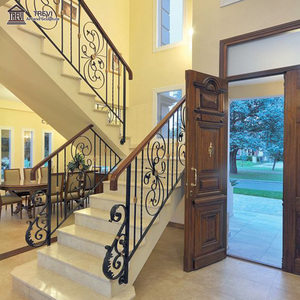 Marble natural stone <strong>stairs</strong> indoor modern fantastic spiral beige <strong>bifurcated</strong> spiral <strong>stair</strong> case Trevi - Product Image 5