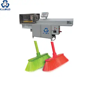 PET Broom Monofilament Bundle Wrapping and Cutting Device