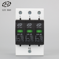 Parafoudre solaire AC 2P 420V T2 20KA 40KA LEIHAO Prix usine OEM CE Dispositifs de protection contre les surtensions pour la protection contre la foudre