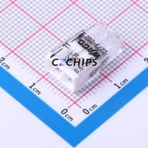 2273-202 Spring Terminal <b>Block</b> Connector ( Construction: 1x2P )( <b>Mounting</b> Type: Free Hanging )( Total PIN Count: 2P ) - Product Image 1