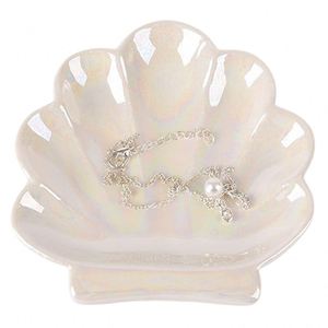 Bandeja de Joyería Blanca Perla con Logotipo Personalizado, Porta Anillos, Plato Decorativo Pequeño para Anillos, Aretes y Collares - Product Image 2