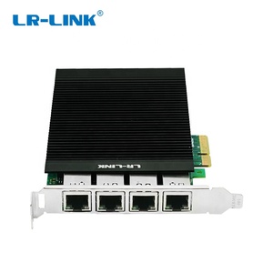 LR-LINK 10/100/1000Mbps lres2005pt <span class=keywords><strong>1</strong></span> Gigabit Ethernet i350 điều khiển PCIE x4 Quad-Port nội bộ giao diện Chứng Khoán thẻ - Product Image 3